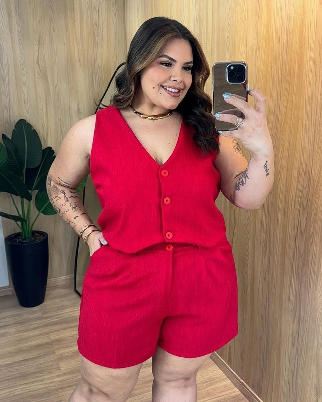 miniatura Conjunto Cláudia - Colete e Short