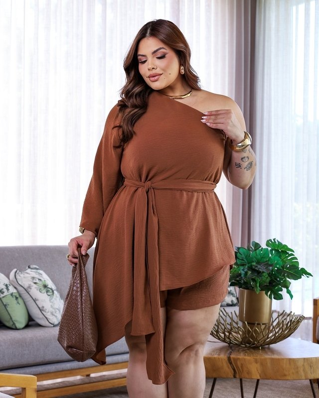 Conjunto Érica - Bata Faixa e Short