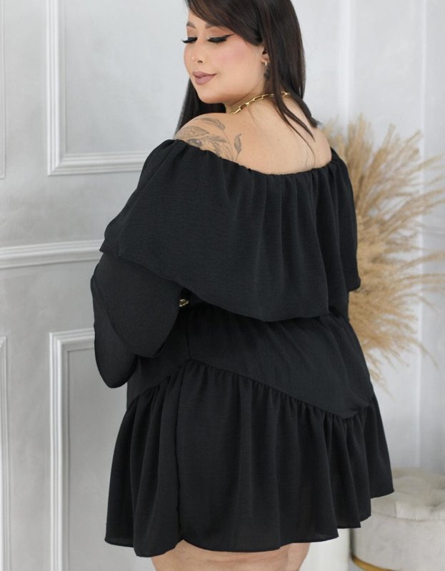 miniatura Macaquinho Ciganinha Manga Longa