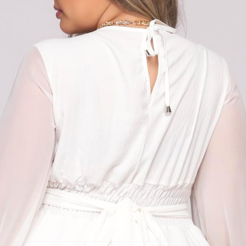 miniatura Macaquinho Decote V ML Tule