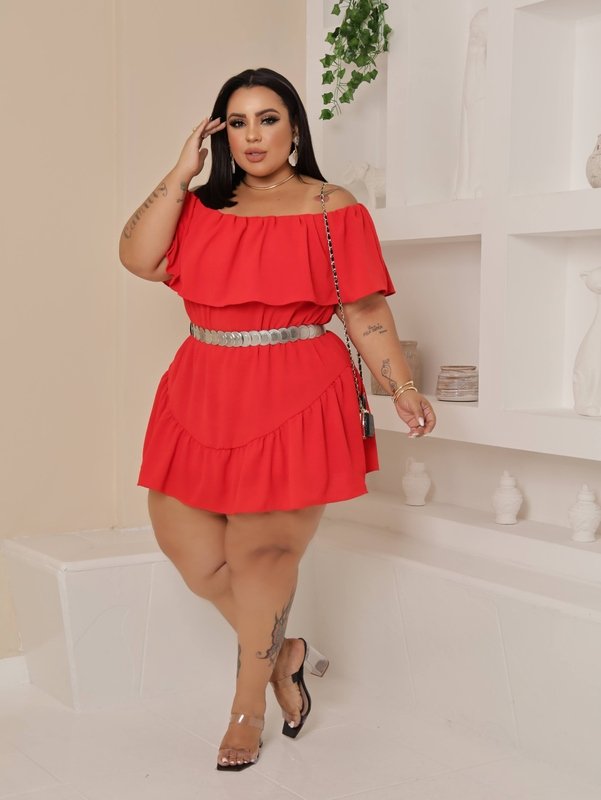 miniatura Macaquinho Gigi Manga Curta