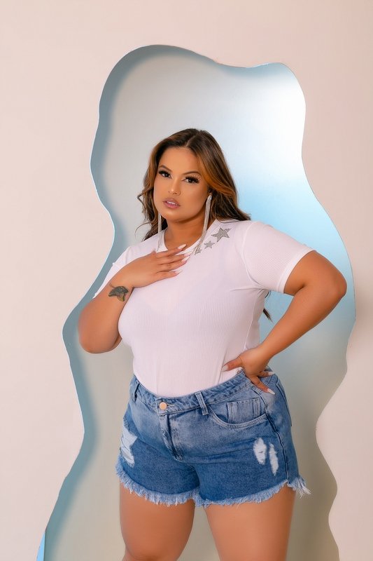 Short Jeans Degradê