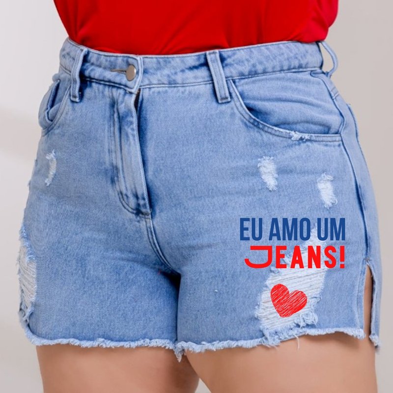 miniatura Short Jeans Fenda