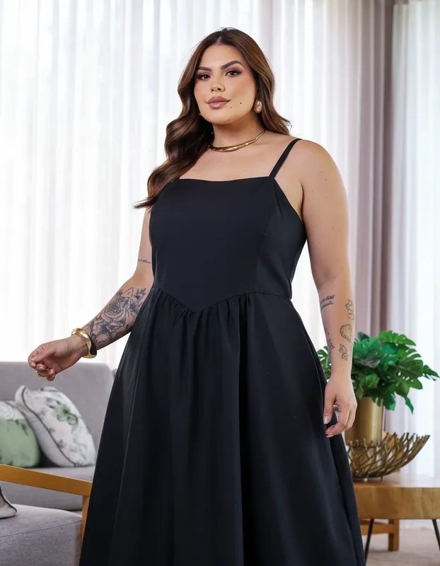 miniatura Vestido Midi Camila