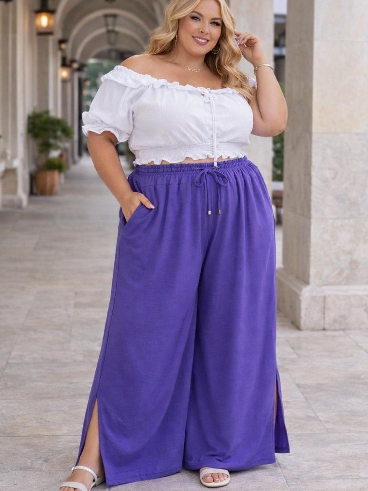 Roxo   Com Fenda